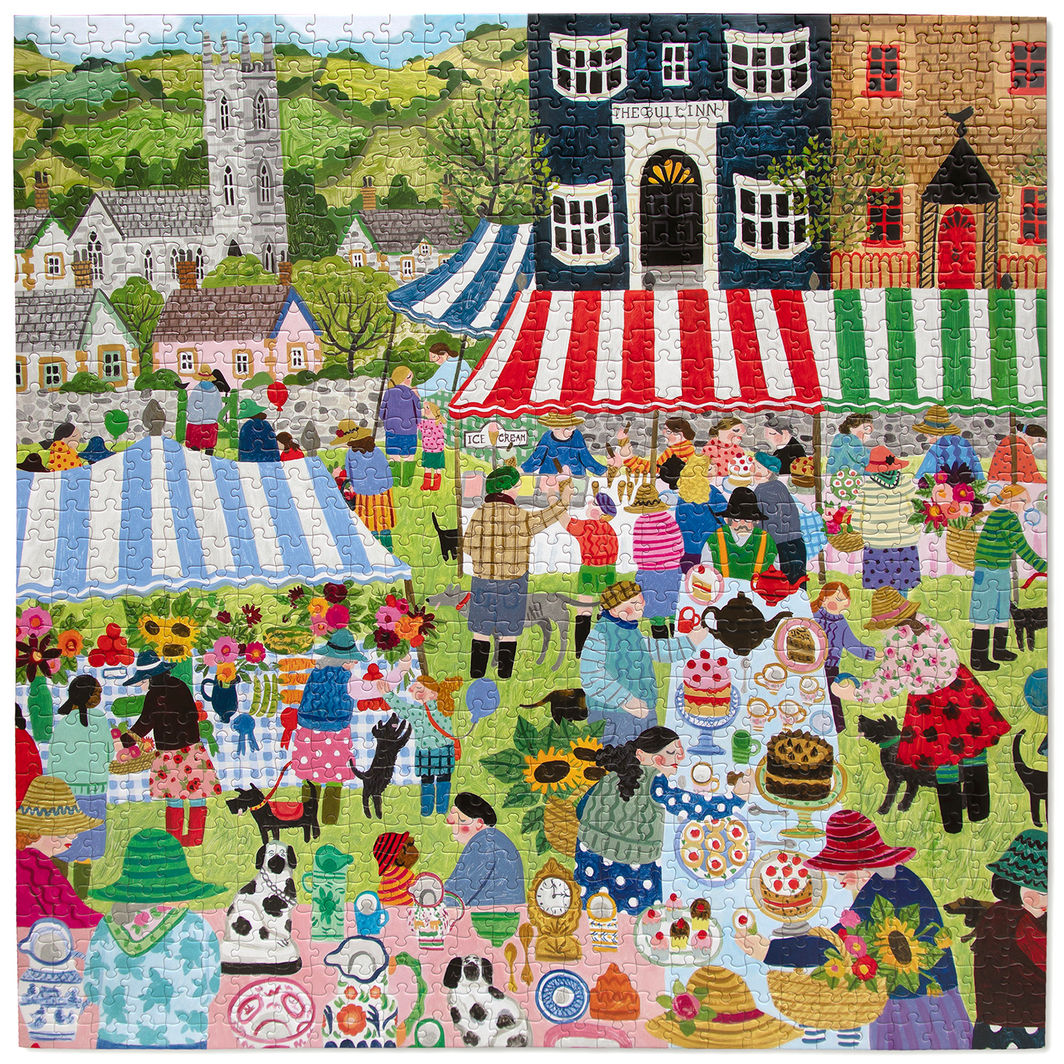 eeBoo Puslespill 1000 brikker, Country Fair