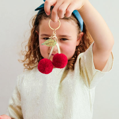 Mimi &amp; Lula Nøkkelring – Pom Pom Cherries