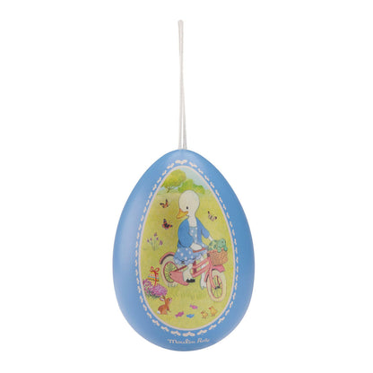 Moulin Roty lite påskeegg i metall, La grande famille