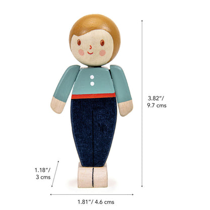 Tender Leaf dukke til dukkehus, We Are Family - Ivory Father