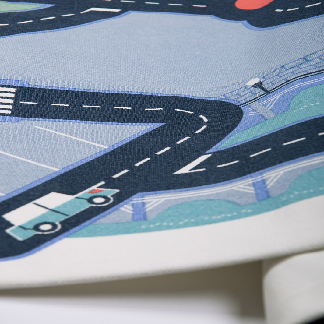 Moulin Roty Leketeppe med bilbane, Avenue du Moulin