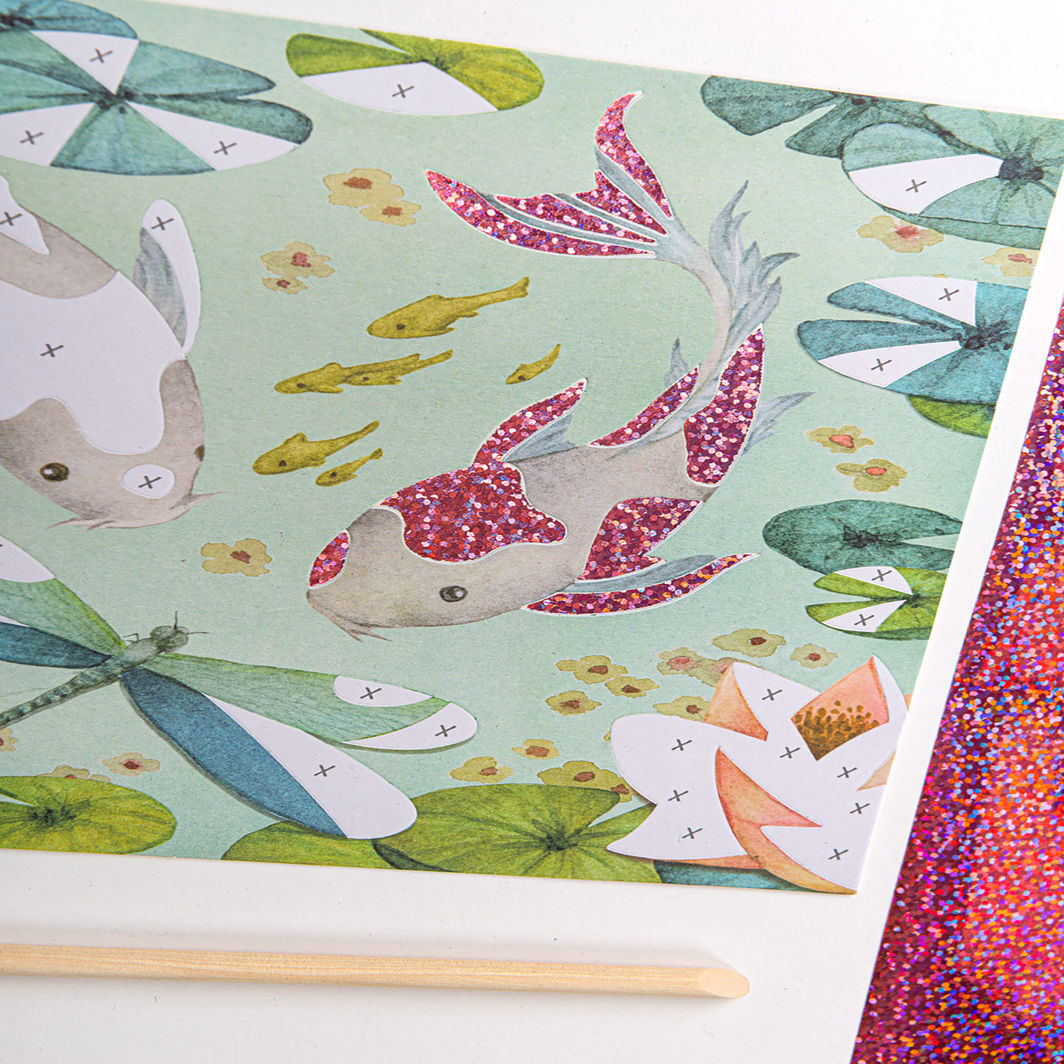 Moulin Roty overføringsark, Fantasy Board Dekorark - Les Rosalies