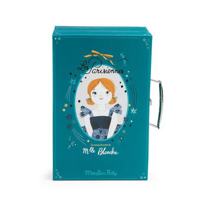 Moulin Roty Tøydokke med garderobekoffert og aftenkjoler - Les Parisiennes