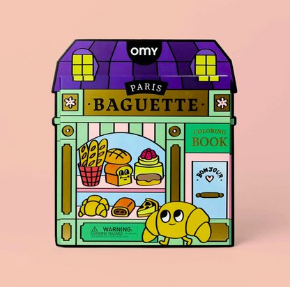 OMY malebok, Coloring Boutique - French Baguette