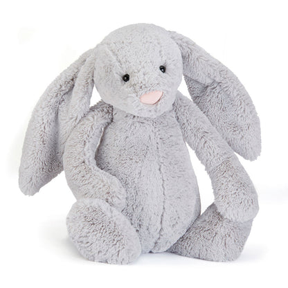 Jellycat kosedyr, Bashful sølv kanin - 67 cm