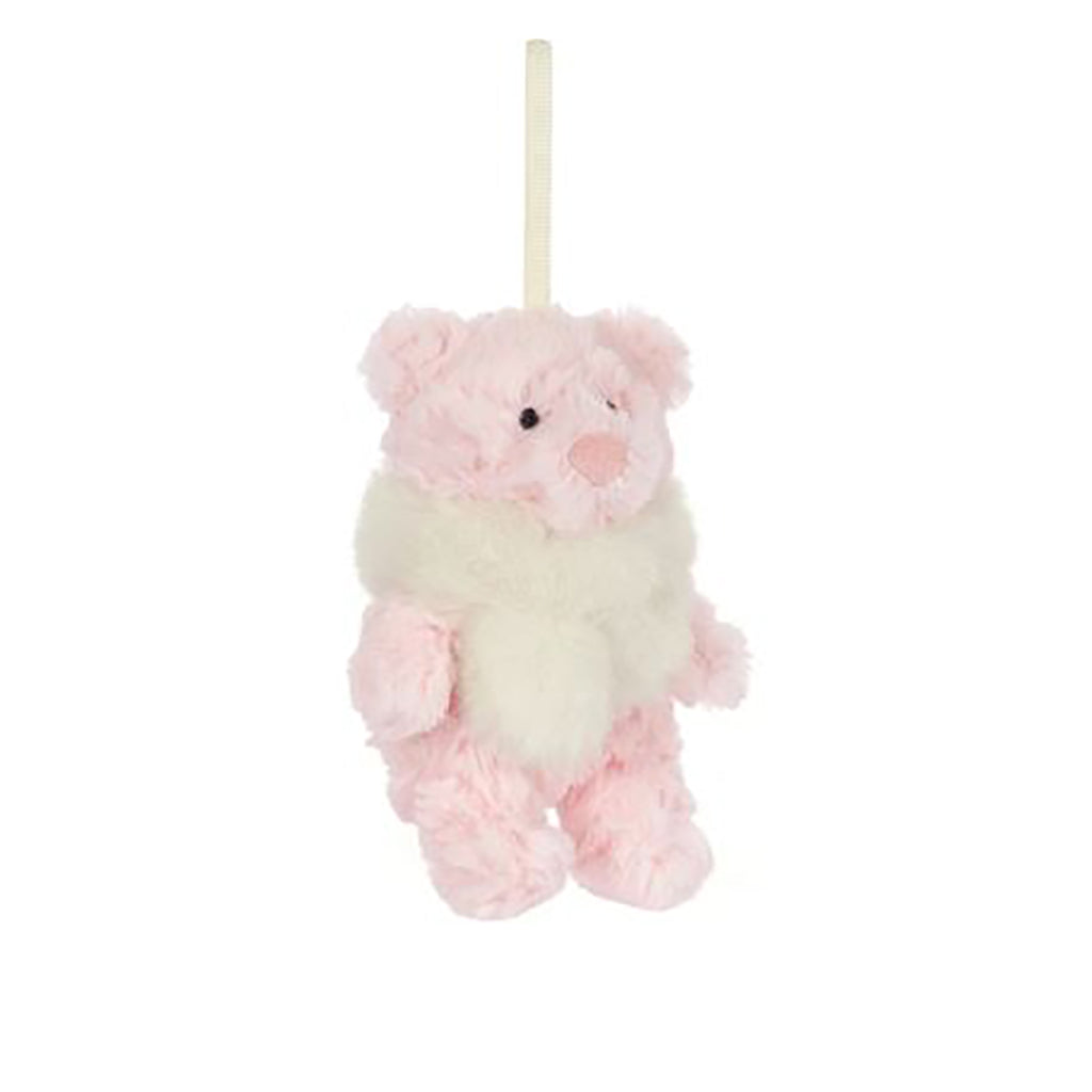 Jellycat julepynt, Leola Bear Winter-dekorasjon - 10 cm