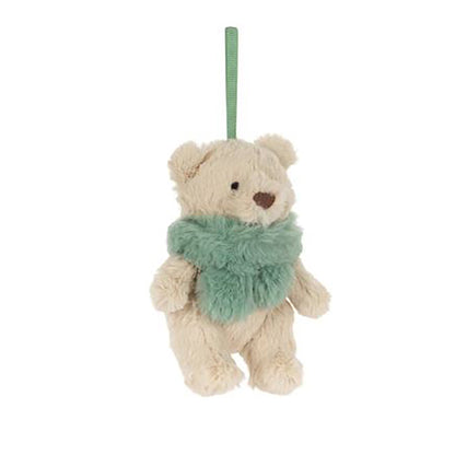 Jellycat julepynt, Bartholomew Bear Jr. Winter dekoration - 10 cm