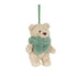 Jellycat julepynt, Bartholomew Bear Jr. Winter dekoration - 10 cm