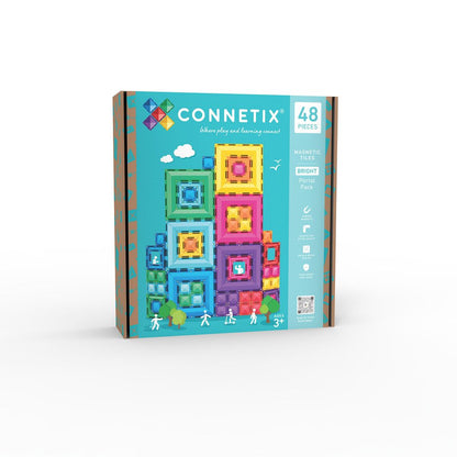Connetix Bright Portal Pack, Magnetisk byggesett med 48 deler