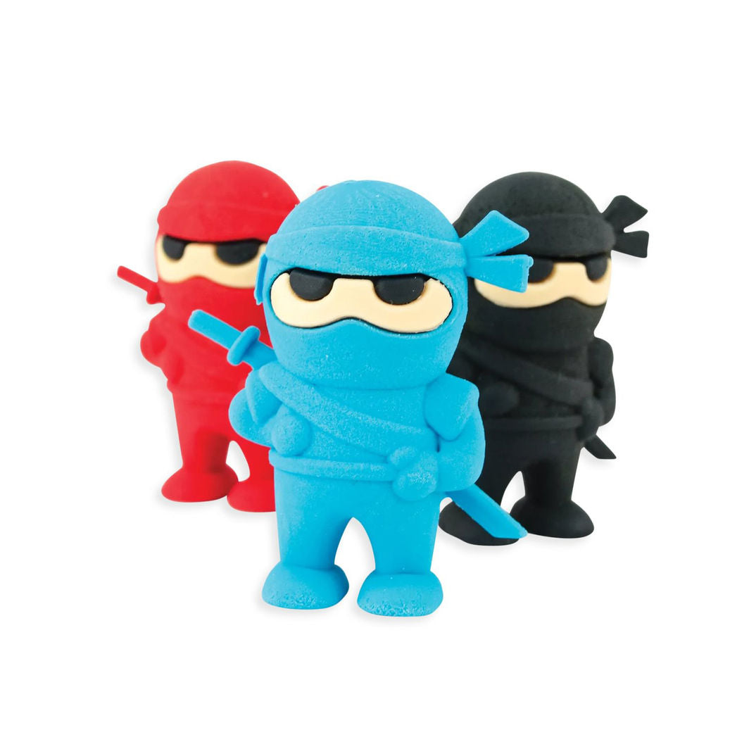 Ooly Viskelæder 3 stk - Ninja