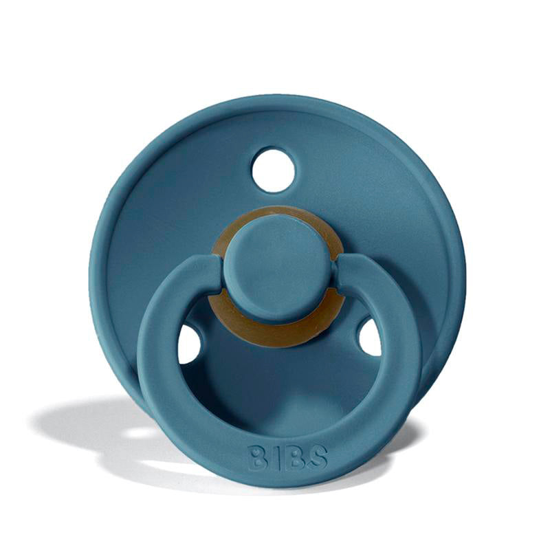 Bibs 2-pk, smokker i naturgummi, strl. 2 - Deep space/Petrol