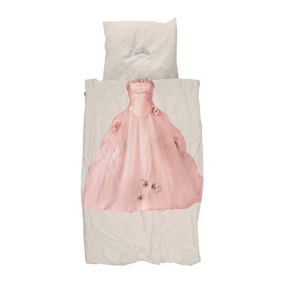 Snurk voksen sengetøy, økologisk - Princess beige