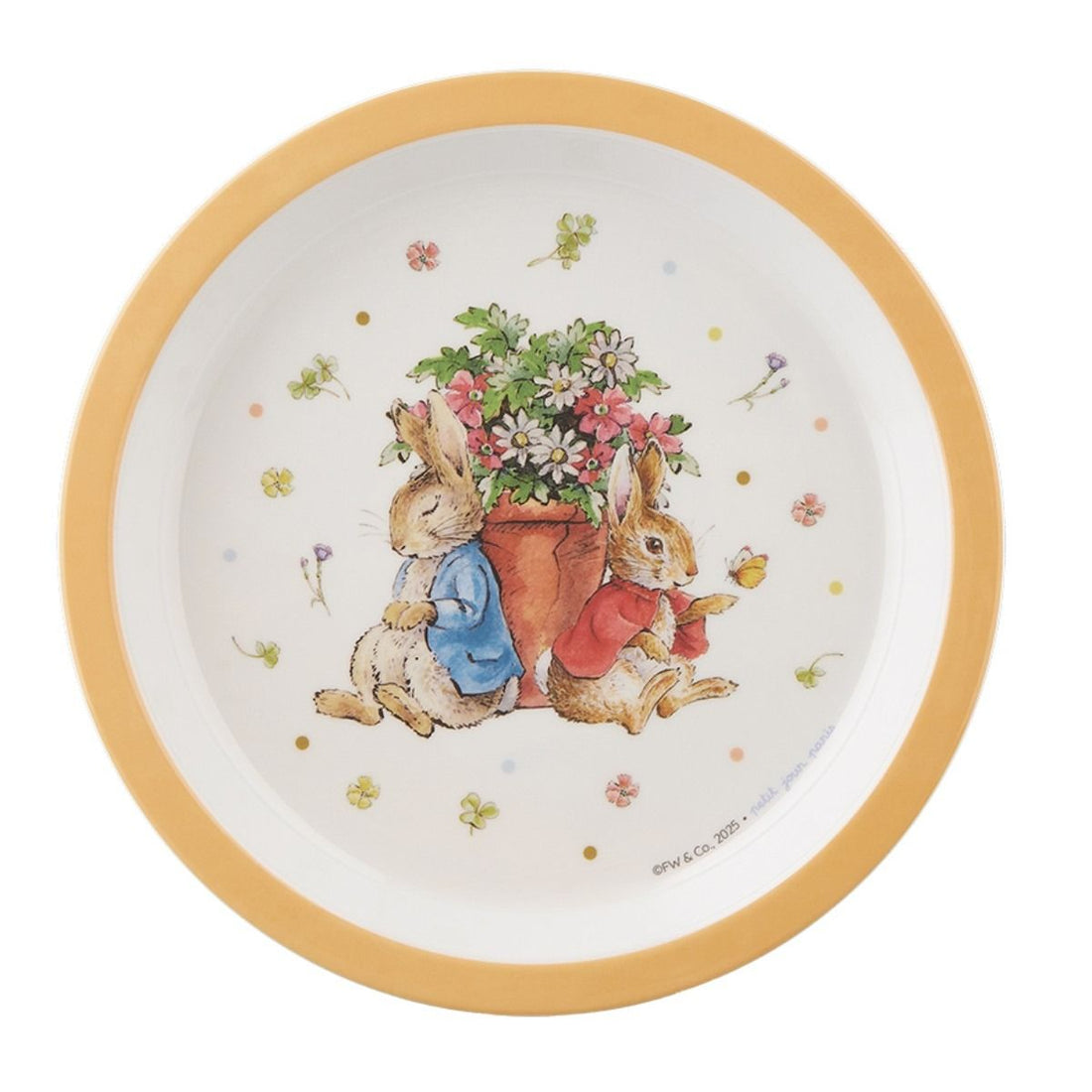 Petit Jour Paris, Peter Kanin flat tallerken - Aprikos