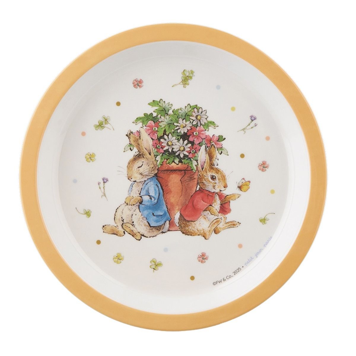 Petit Jour Paris, Peter Kanin flat tallerken - Aprikos