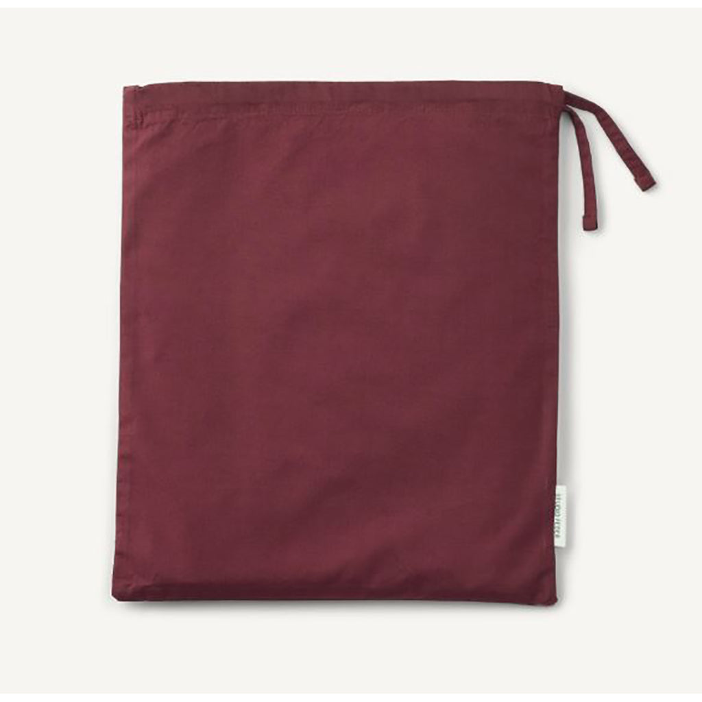 Studio Feder voksensengetøy, økologisk percale - Burgundy
