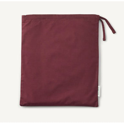 Studio Feder voksensengetøy, økologisk percale - Burgundy