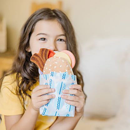 Melissa &amp; Doug Lekemat i tre, Sandwichbar - 56 deler