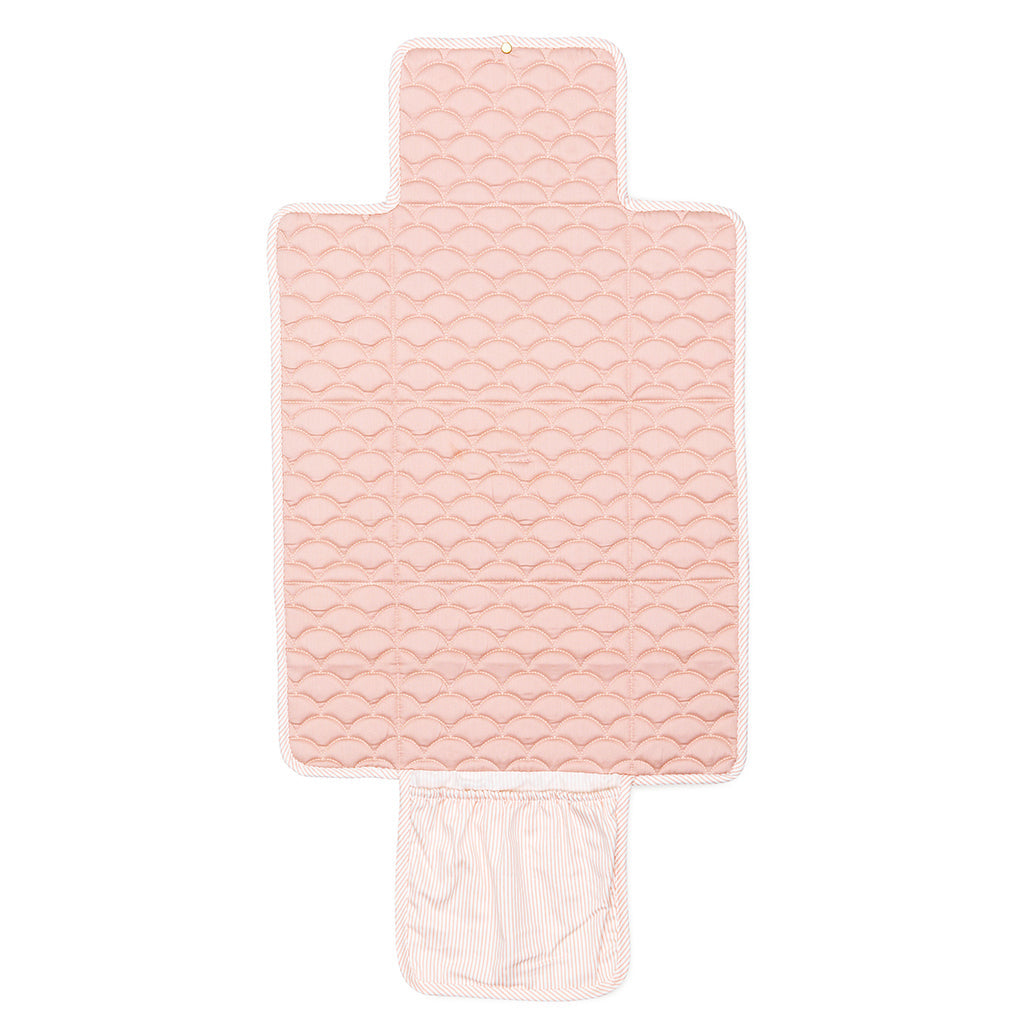 Cam Cam stelleunderlag, quiltet - OCS - Classic Stripes Rose