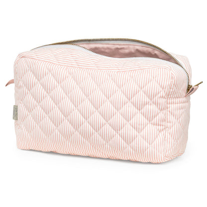 Cam Cam quiltet toalettmappe, OCS - Classic Stripes Rose