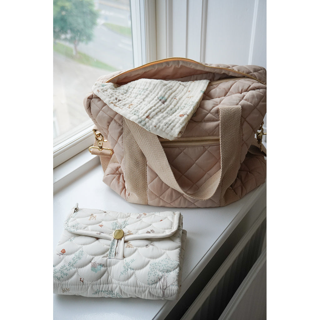 Cam Cam musselinteppe til baby, økologisk - GOTS - Woodland