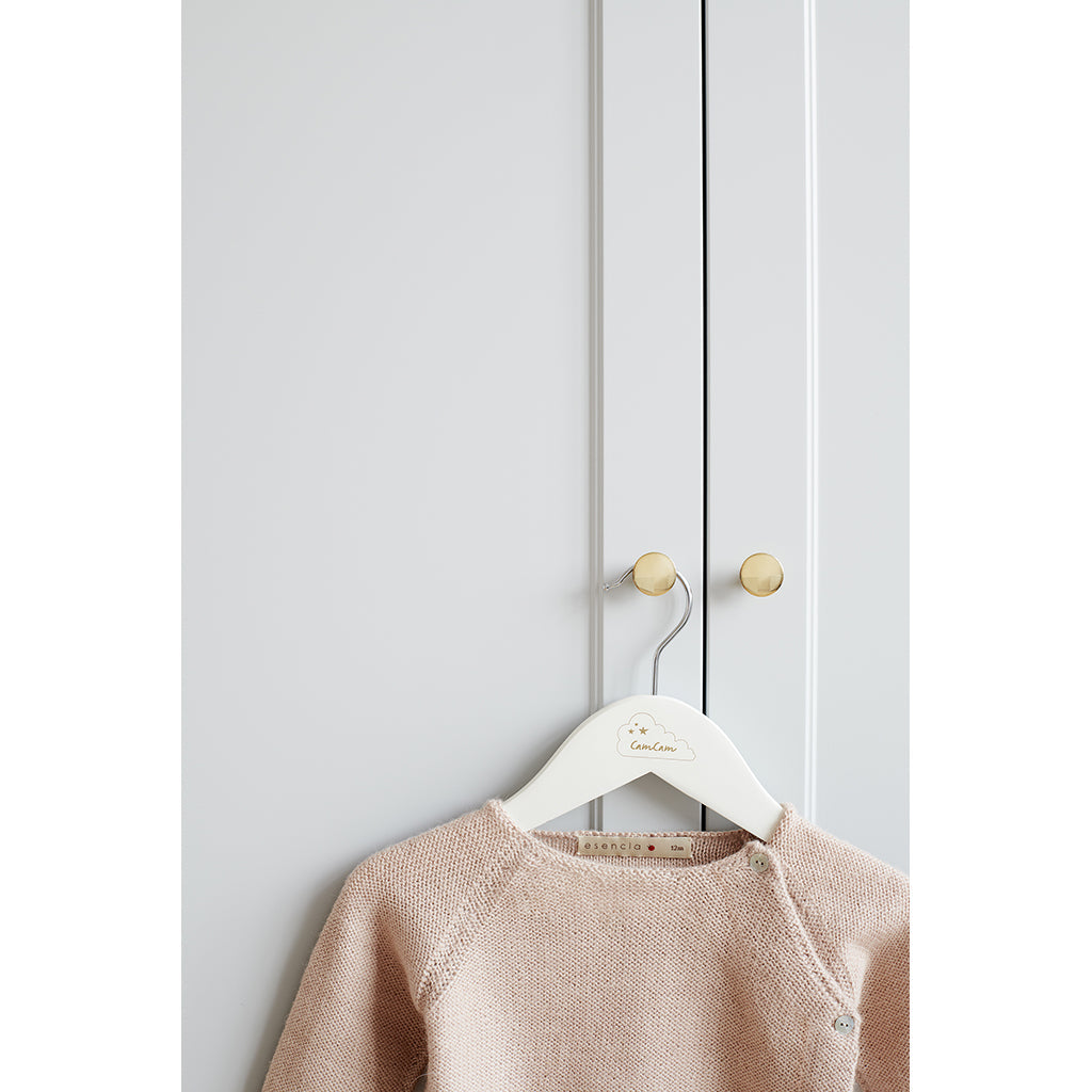 Cam Cam Barnekleshengere i tre, 3-pakning - White