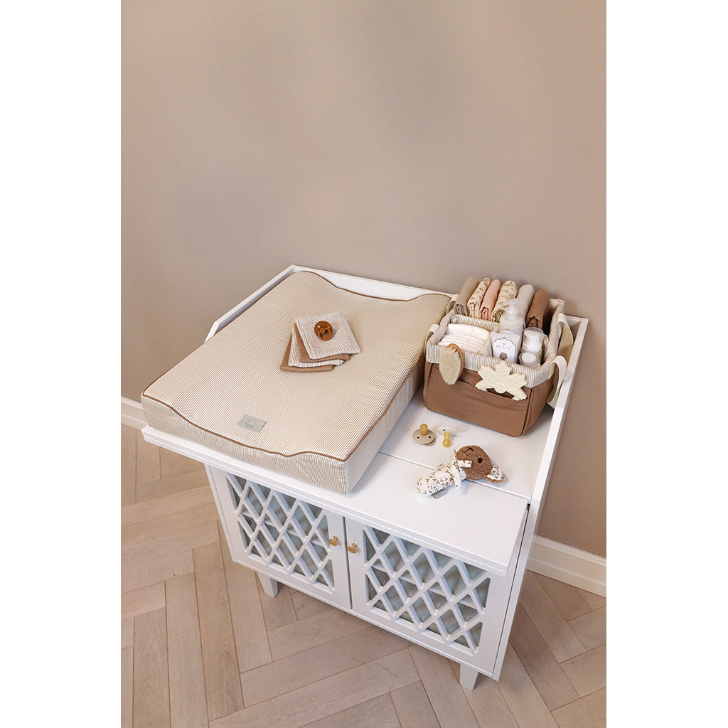 Cam Cam stelleoppbevaring, Caddy - Classic Stripes Camel