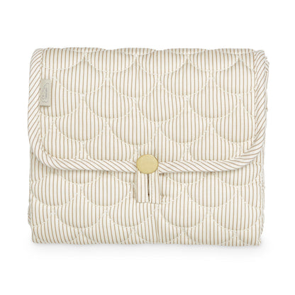 Cam Cam pusleunderlag, Quilet - OCS - Classic stripes caramel
