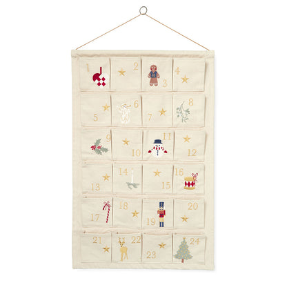 Cam Cam julekalender, Økologisk, GOTS - Beige