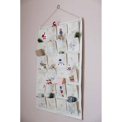Cam Cam julekalender, Økologisk, GOTS - Beige
