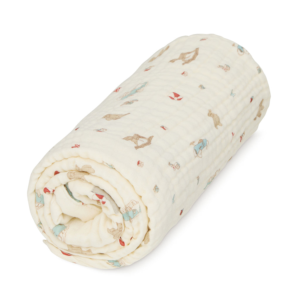 Cam Cam muslin babytæppe, økologisk, GOTS - Vintage Toys