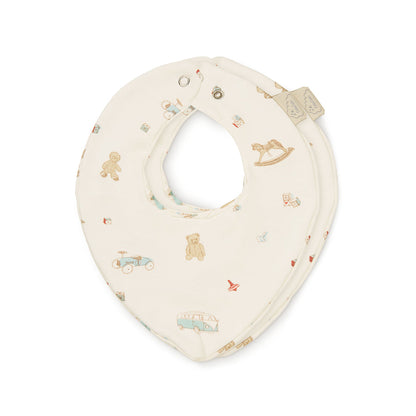 Cam Cam bandana hagesmekke, jersey, 2-pakning, GOTS - Vintage Toys