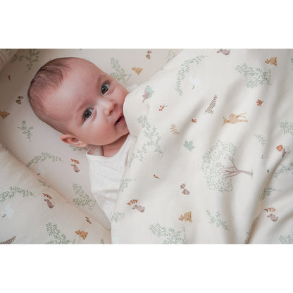 Cam Cam Sengesett, baby, 70x100 cm - GOTS - Woodland