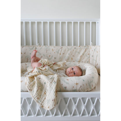Cam Cam musselinteppe til baby, økologisk - GOTS - Woodland