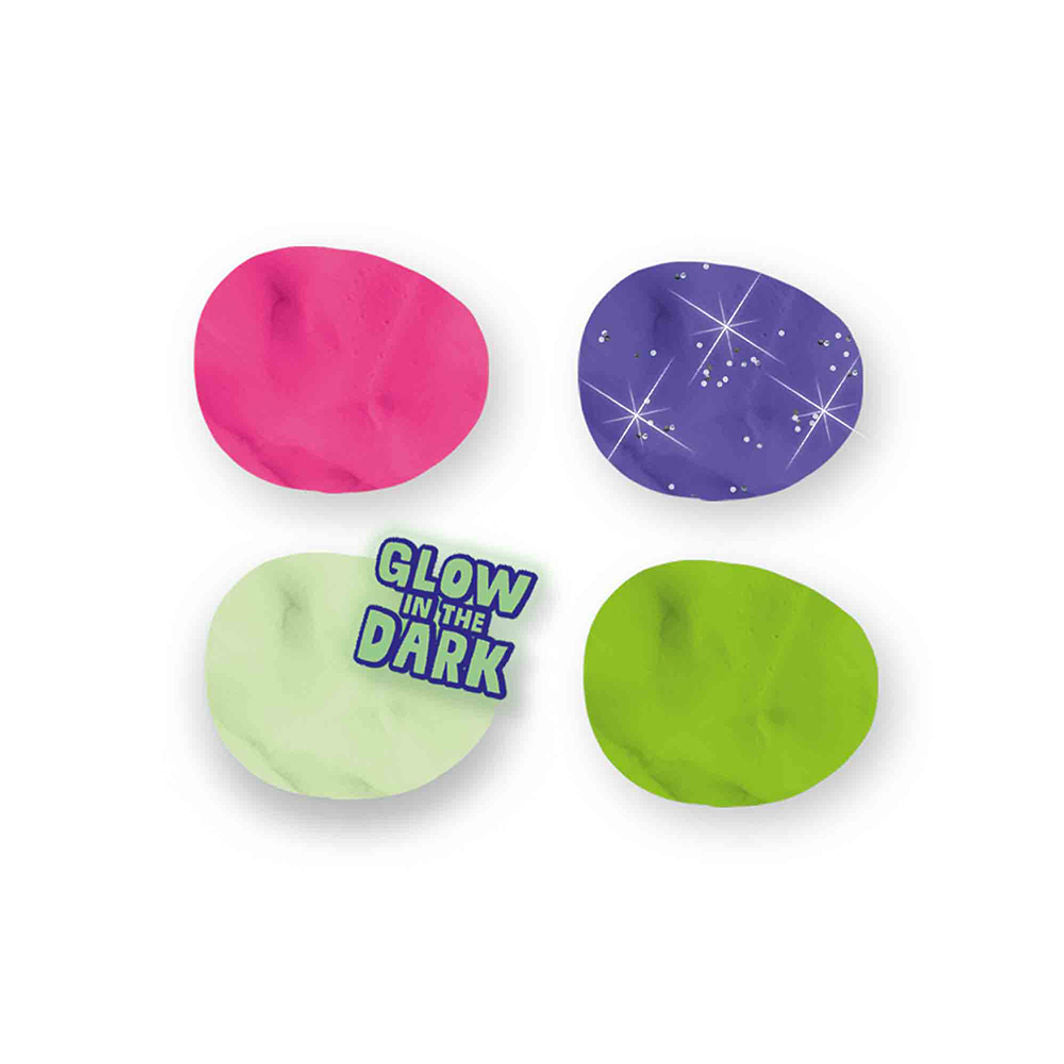 SES Creative Modellervoks, Silkemyk selvlysende 4x90g