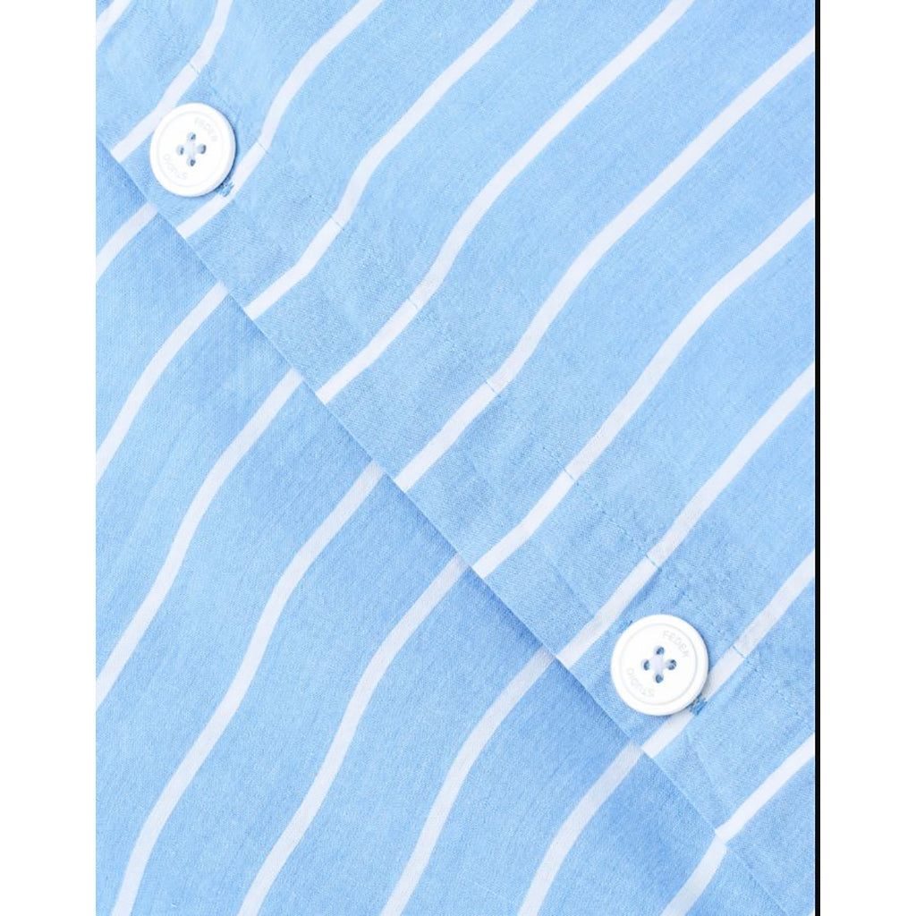 Studio Feder voksensengetøy, økologisk percale - Ciel