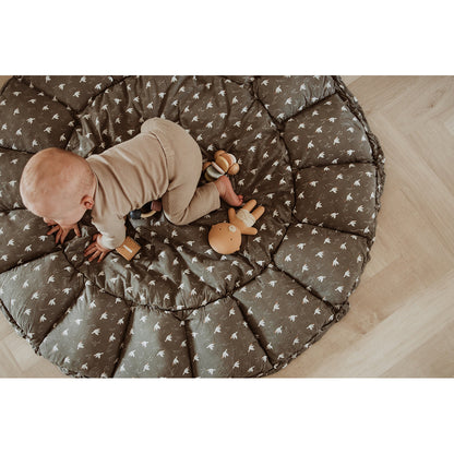 Play&amp;Go Coco birds, Tre-i-én babyteppe, økologisk - Bloom birds