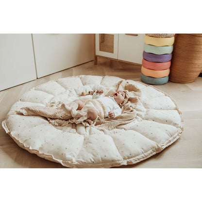 Play&amp;Go Coco Moon, Tre-i-ett babyteppe, økologisk - Bloom Moon