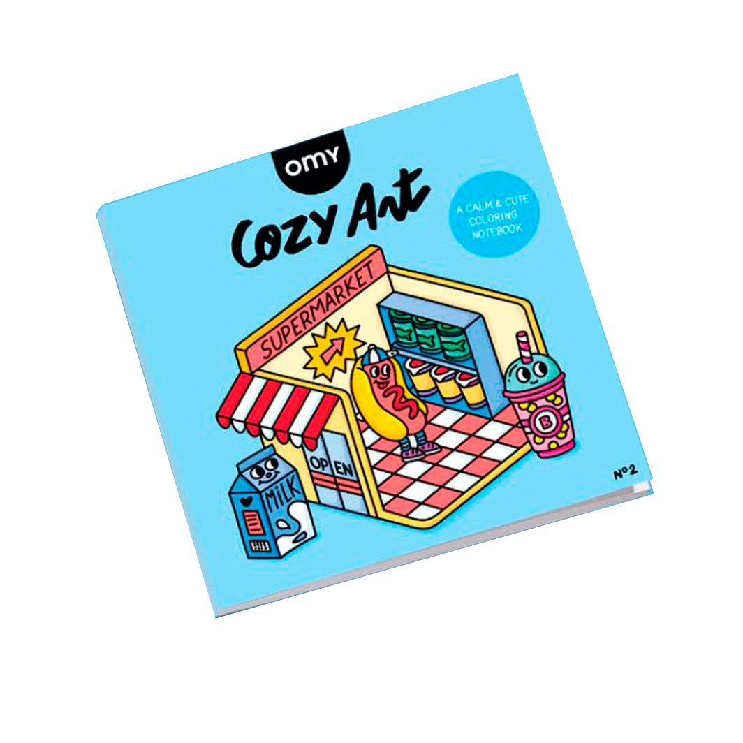 Omy fargeleggingsbok, nr. 2 - Cozy Art - Supermarked