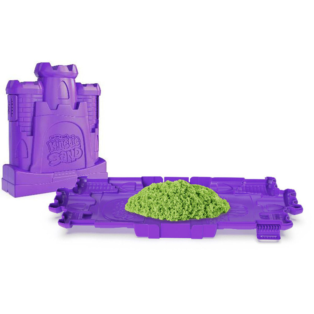 Kinetic Sand, Sandslott sammenleggbar eske - Limegrønn
