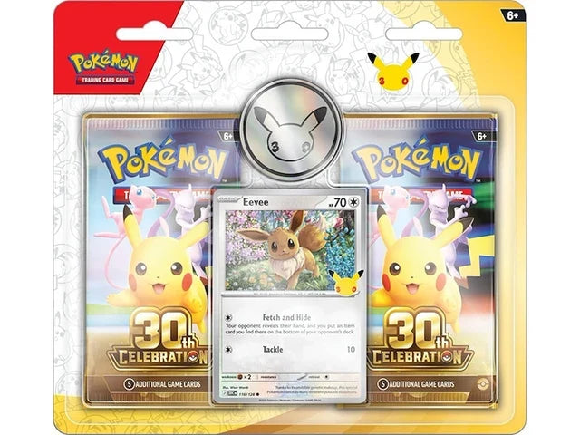 Pokémon – 30-årsjubileum – blisterpakke med 2 pakker