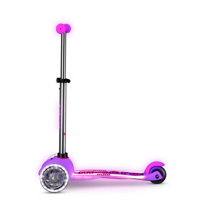 Micro Sparkesykkel, Mini Deluxe Glow LED Plus - Frosty Pink