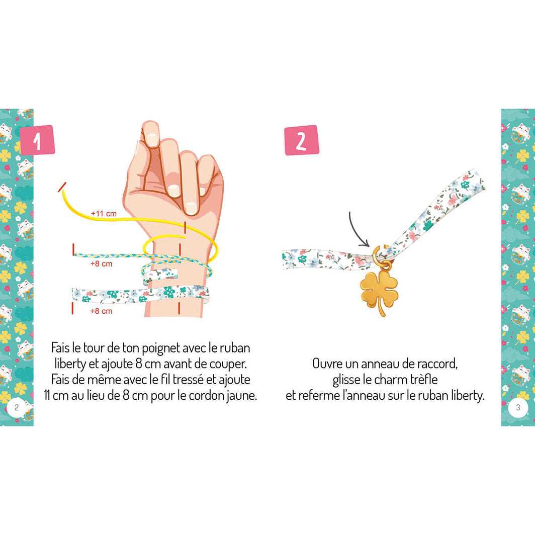 Auzou DIY-armbånd, Jewellery Factory - Kawaii lykkearmbånd