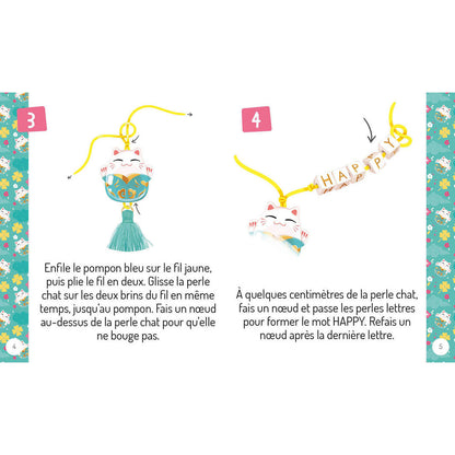 Auzou DIY-armbånd, Jewellery Factory - Kawaii lykkearmbånd