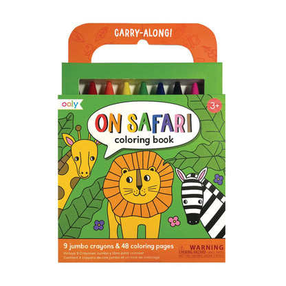 Ooly Farvekridt og malebog, Safari 