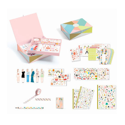 Djeco Lovely Paper, Tinou eske - tilbehør til skrivebordet