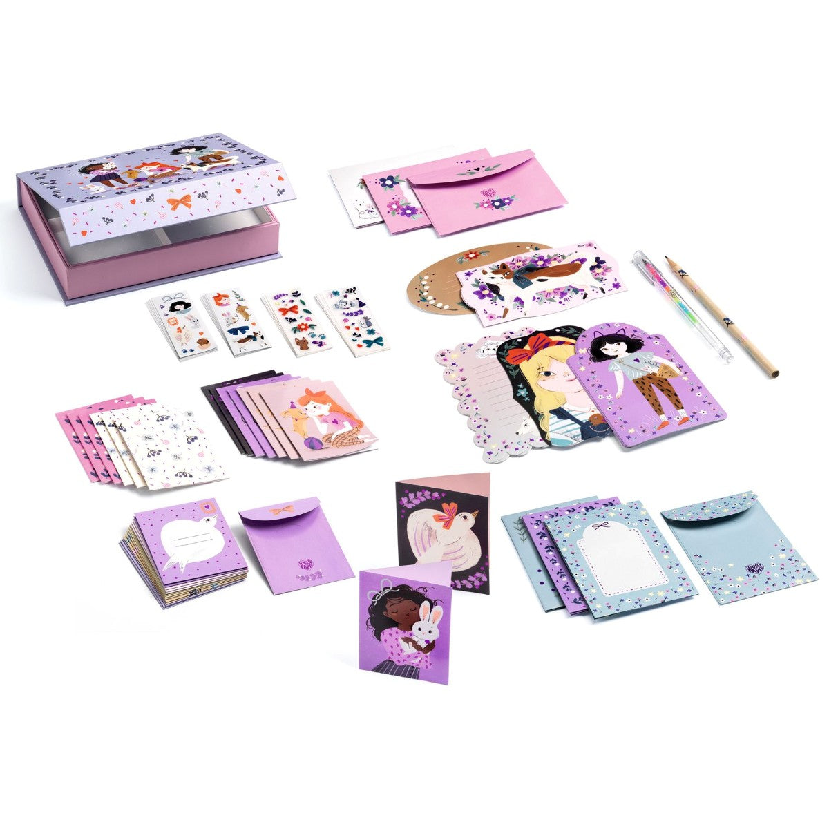 Djeco Lovely Paper brevpapirsæt, Lucille DD03670