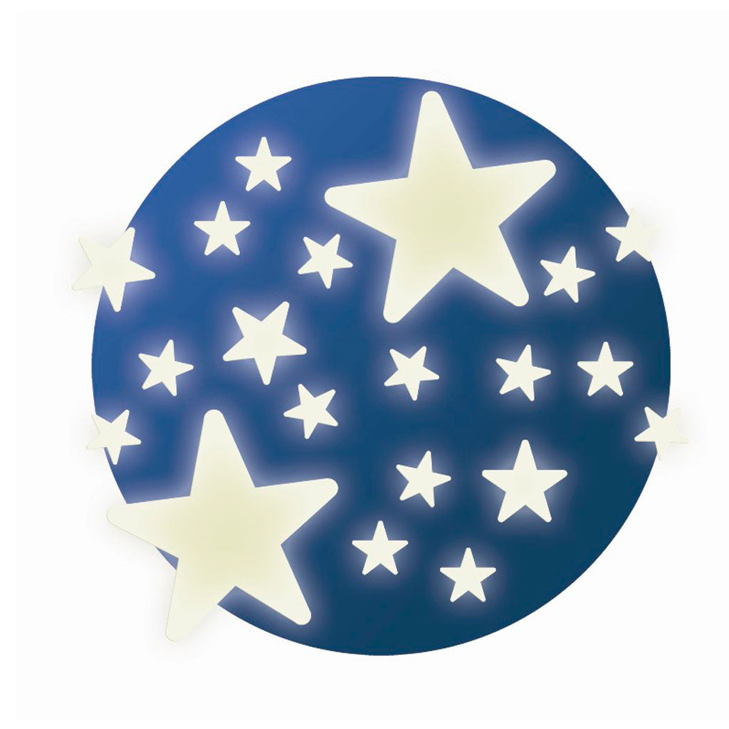 Djeco veggdekor, selvlysende, Stjerner