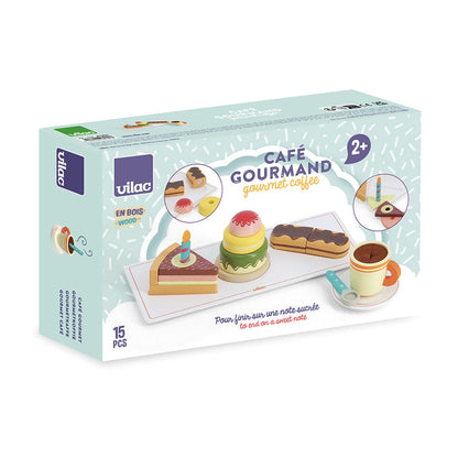 Vilac legemad i træ, Gourmet café