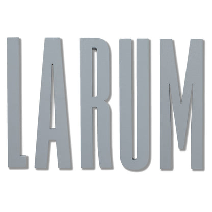 Design Letters bokstaver i tre, A - Å - Grå