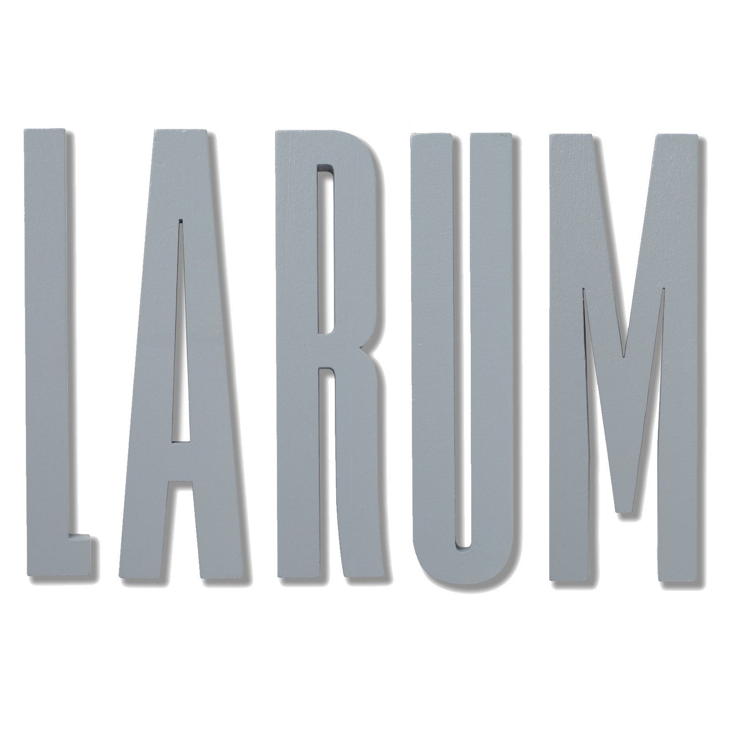 Grå Design Letters træbogstaver A-Å